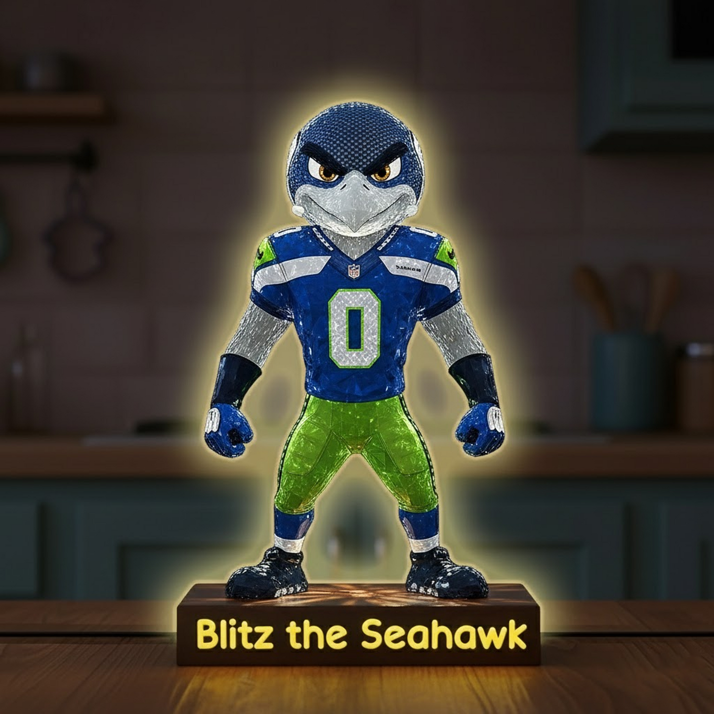 SEA X NFL Funny Characters Acrylic Light Box - Personalized Gifts NAK NHT