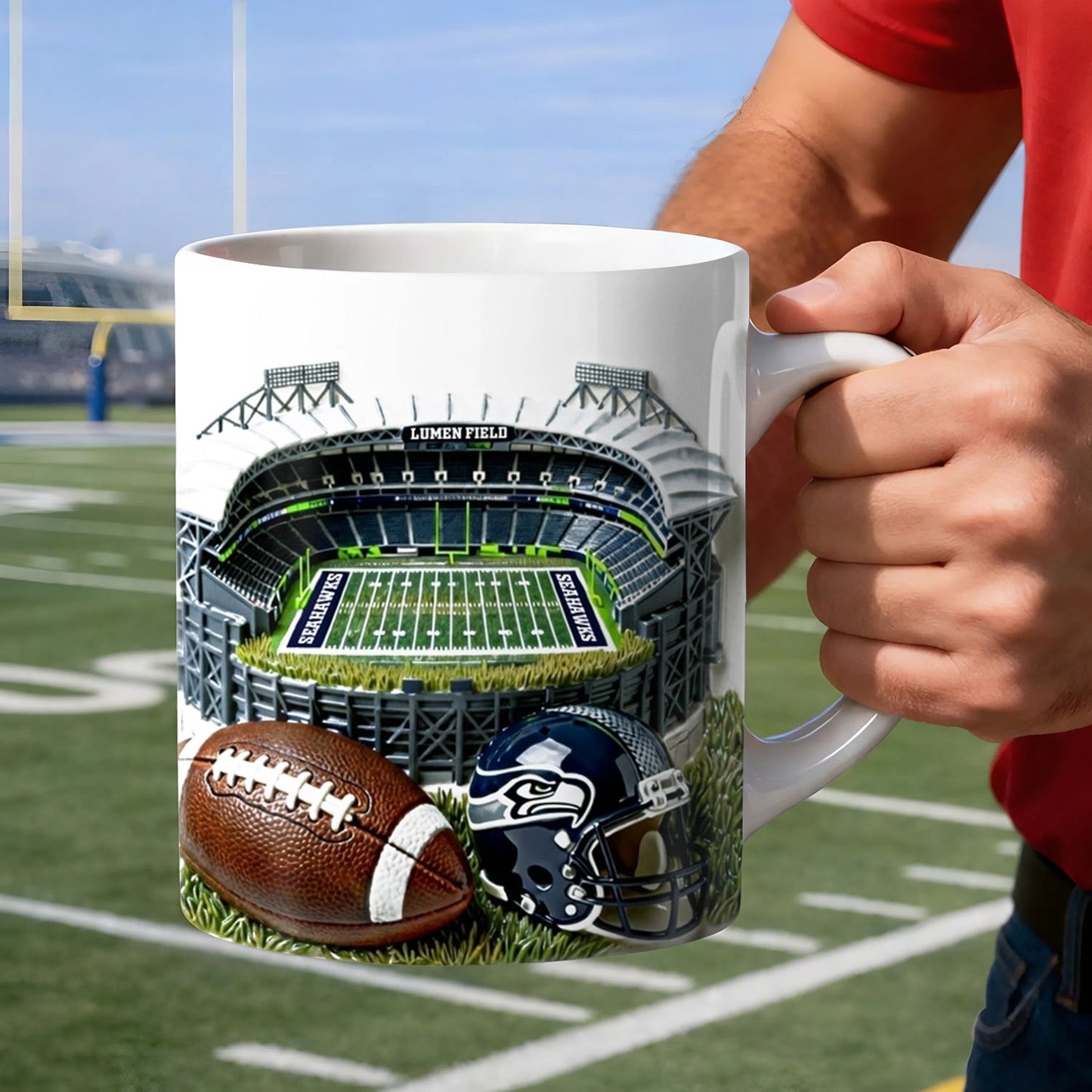 SEA x NFL Legend Stadium Game Day Mug NAK NHM