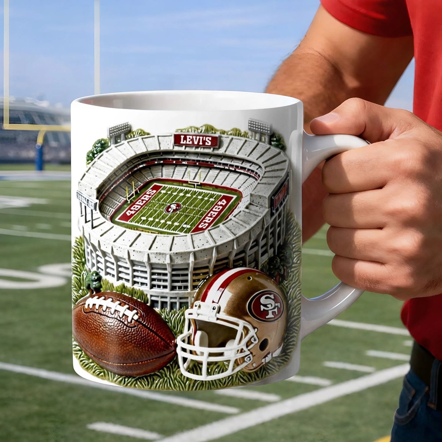 SF x NFL Legend Stadium Game Day Mug NAK NHM