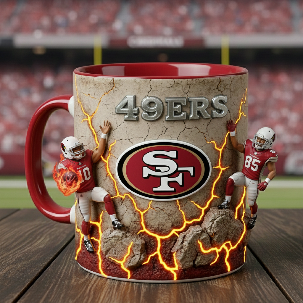 SF49 x NFL Coffee Accent Mug - Personalized Gifts NAK CTKT