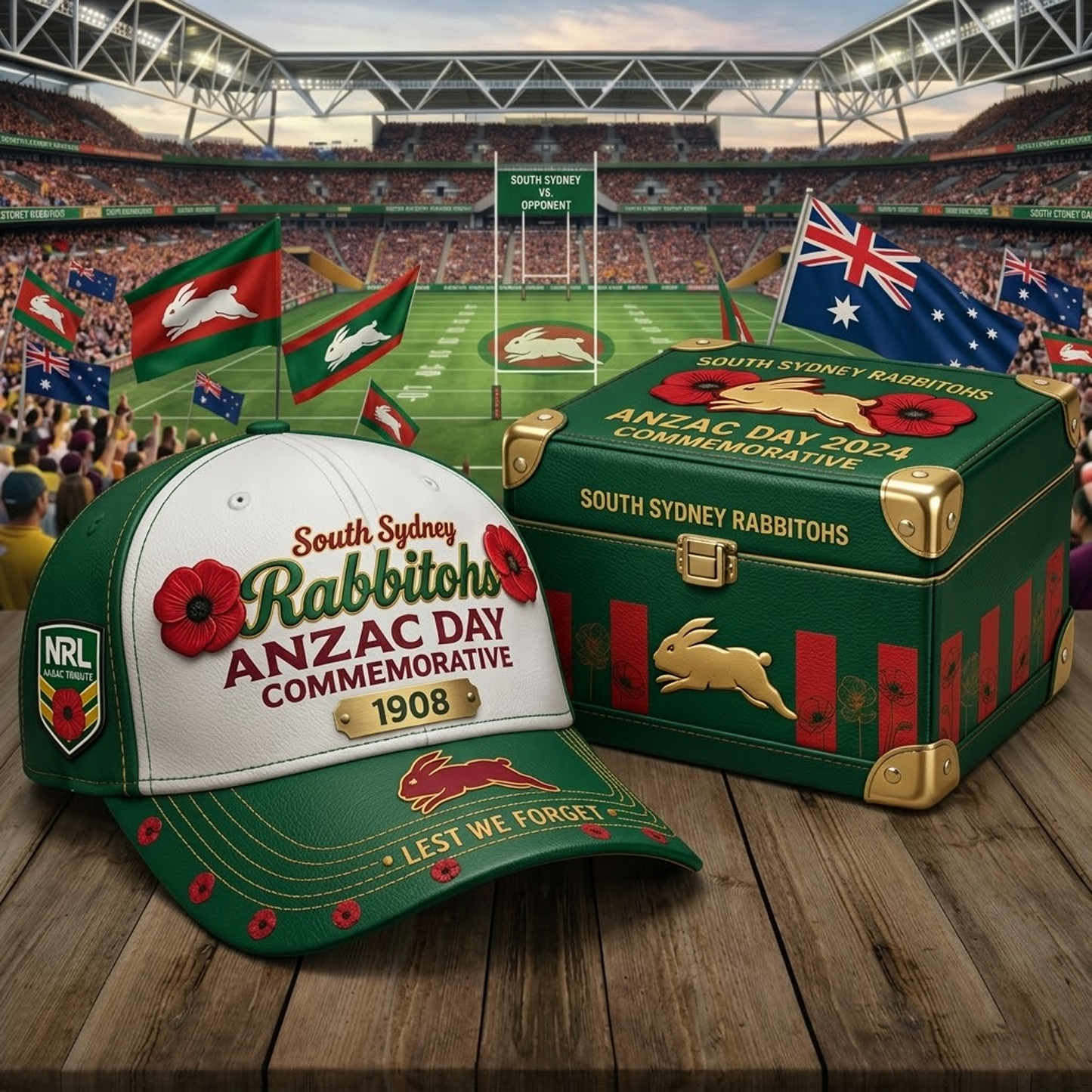SOU x NRL ANZAC Day Commemorative Cap NAK NHT