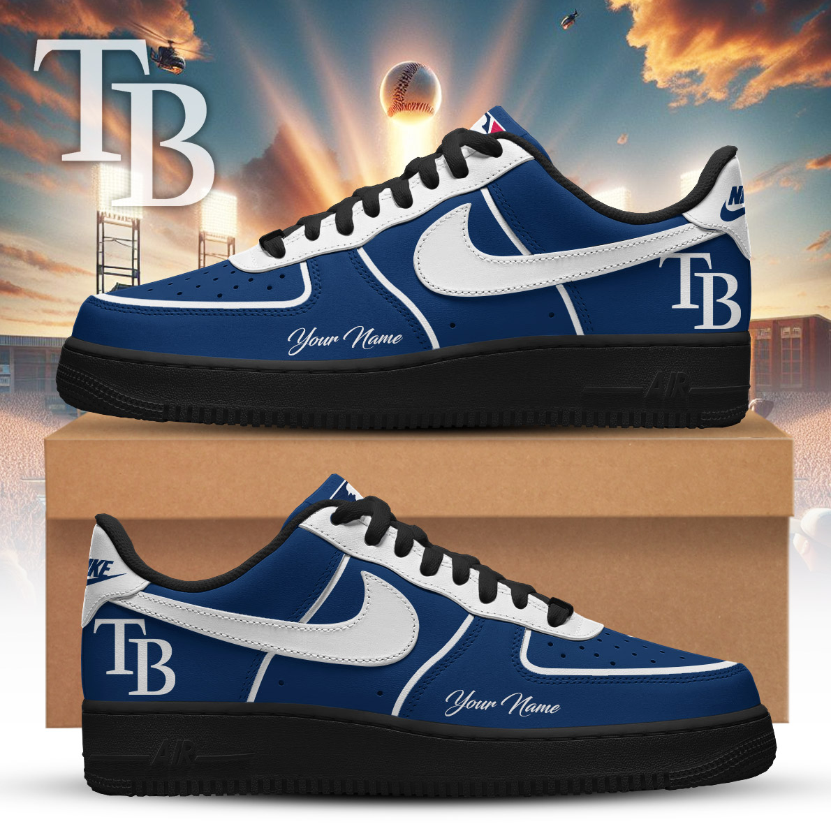 TBR x MLB Premium Air Force 1 Orchard DDT CTND