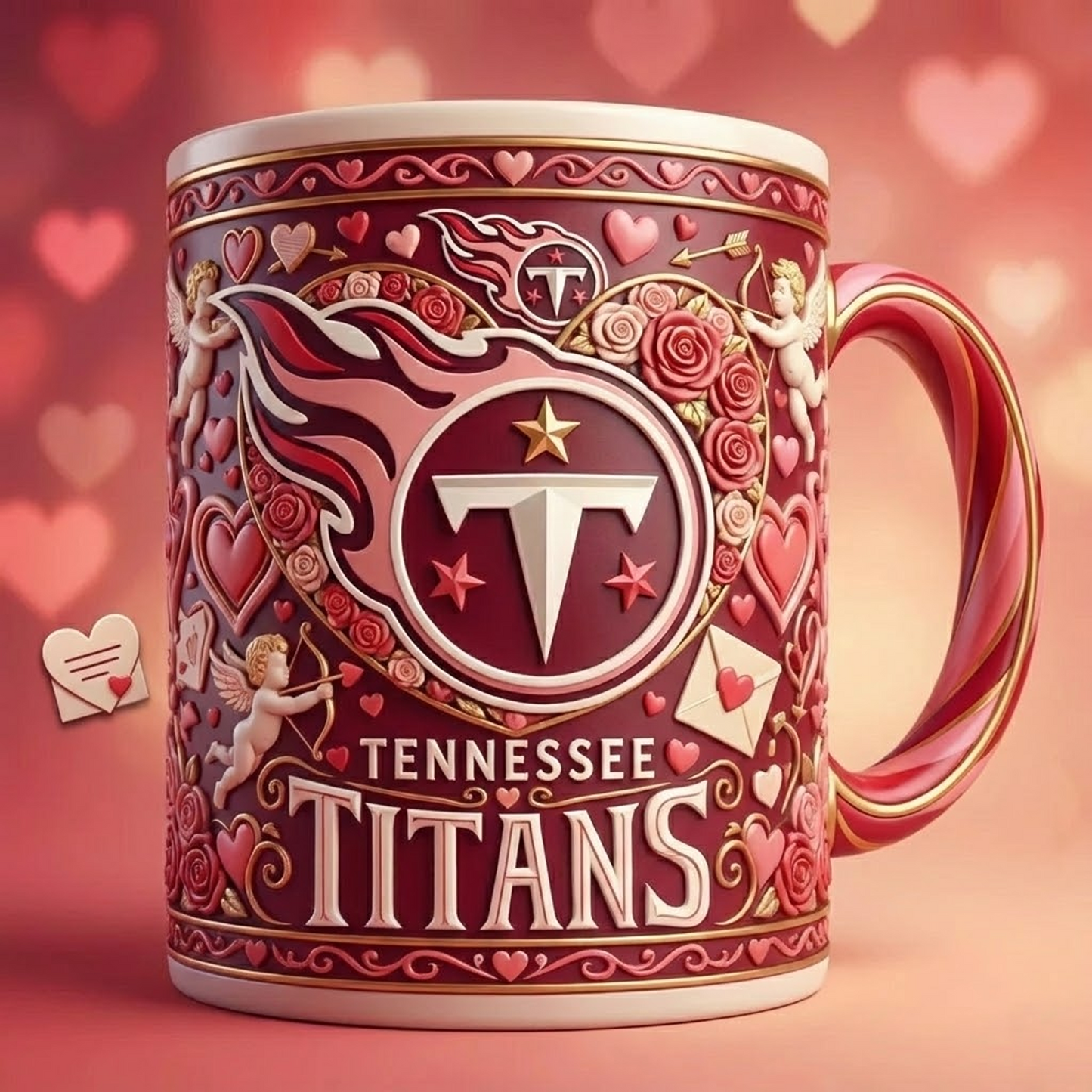 TEN X NFL Love Season Mug - Valentine 2026 NAK NHT