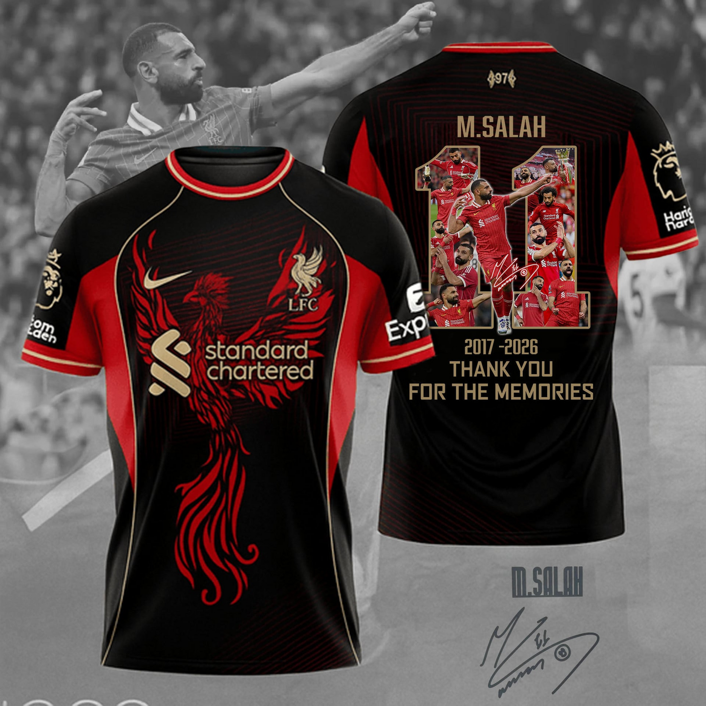 Thank You For All, M.Salah Premium V2 Shirt DDT NTL