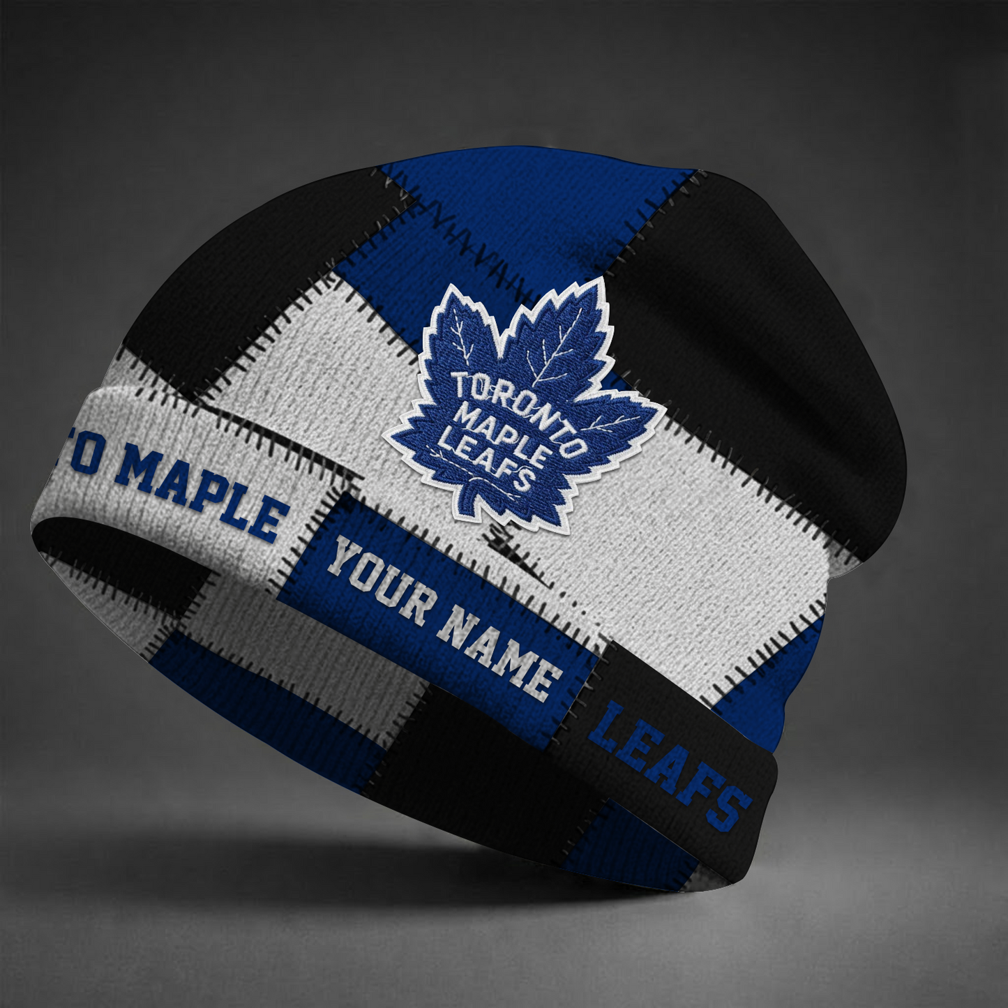 TOR X NHL Custom Name Beanie Hat Gifts For Fans - Limited Edition NAK NHT
