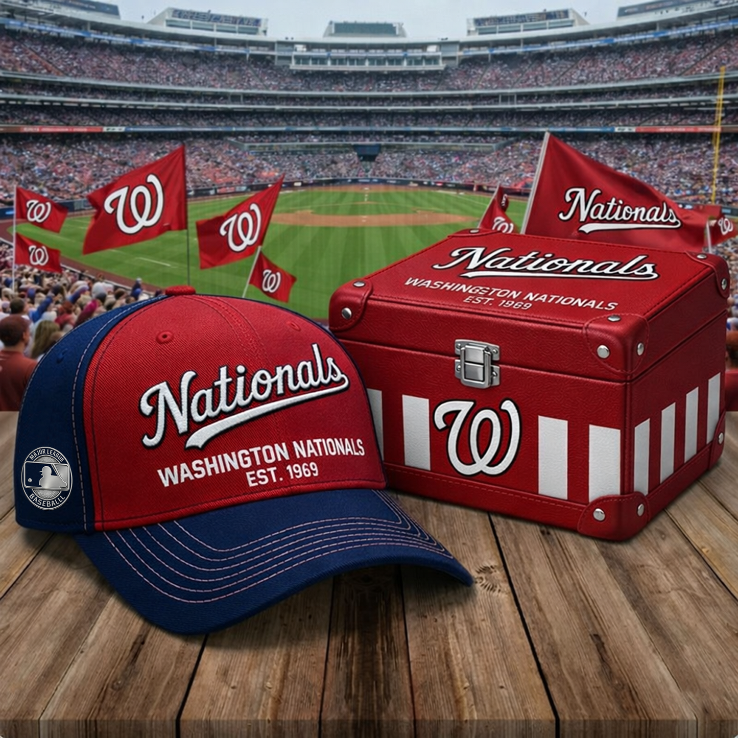WSH X MLB Premium Baseball Fan Cap NAK NHT