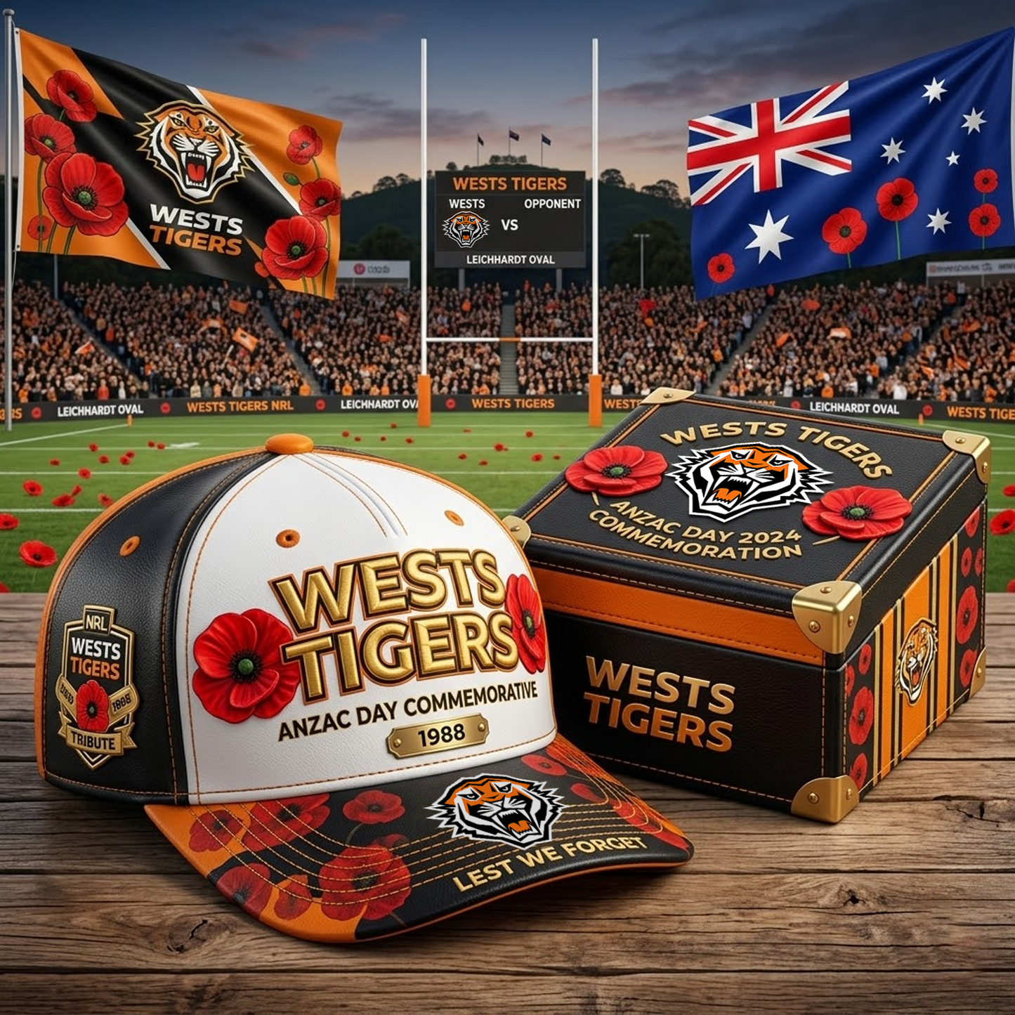 WST x NRL ANZAC Day Commemorative Cap NAK NHT