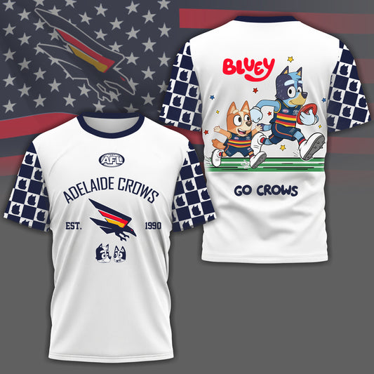 AC x AFL Premium Bluey 3D Shirt DDT TTTZ
