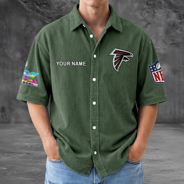 AF x NFL Men Seersucker Button Shirt DDT NTL