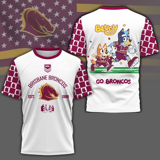 BB x NRL Premium Bluey 3D Shirt DDT TTTZ