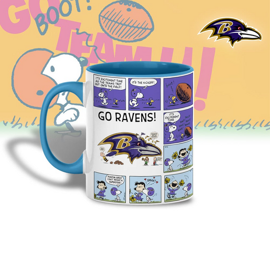 BR Premium NFL Peanuts Comic Mug DDT  CTND