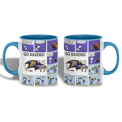 BR Premium NFL Peanuts Comic Mug DDT  CTND