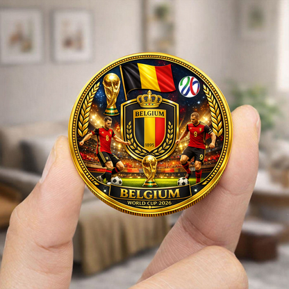 Belgium Premium World Cup Commemorative Coin DDT CTND