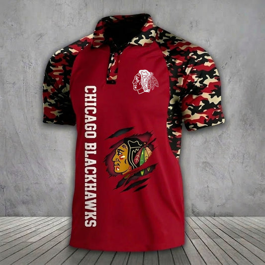 CB  x NHL Premium Camouflage Polo DDT TTTZ