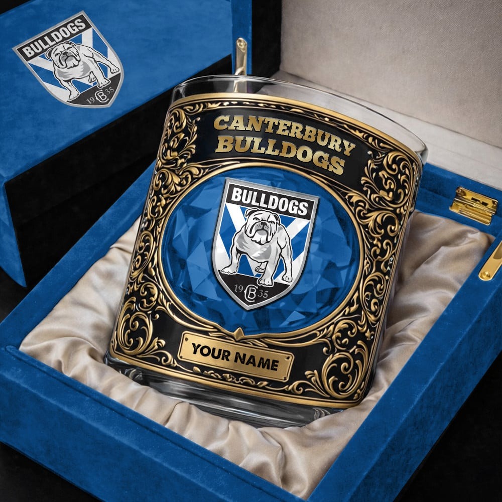 CB x NRL New Luxury Whiskey Glass Custom Name Gifts DDT TTTZ