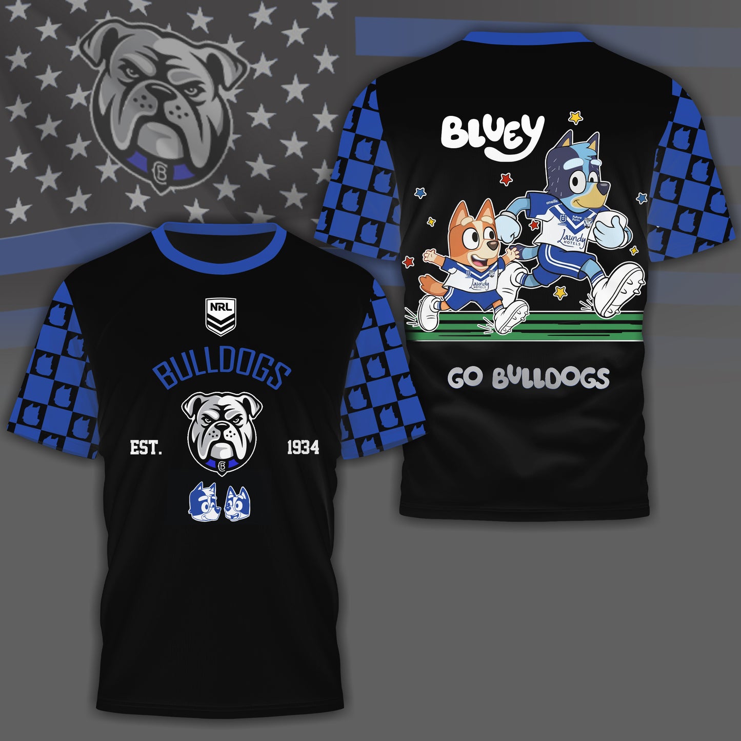 CBB x NRL Premium Bluey 3D Shirt DDT TTTZ