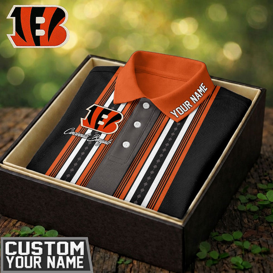 CIN Premium NFL Legacy Sport Custom Polo DDT NTL