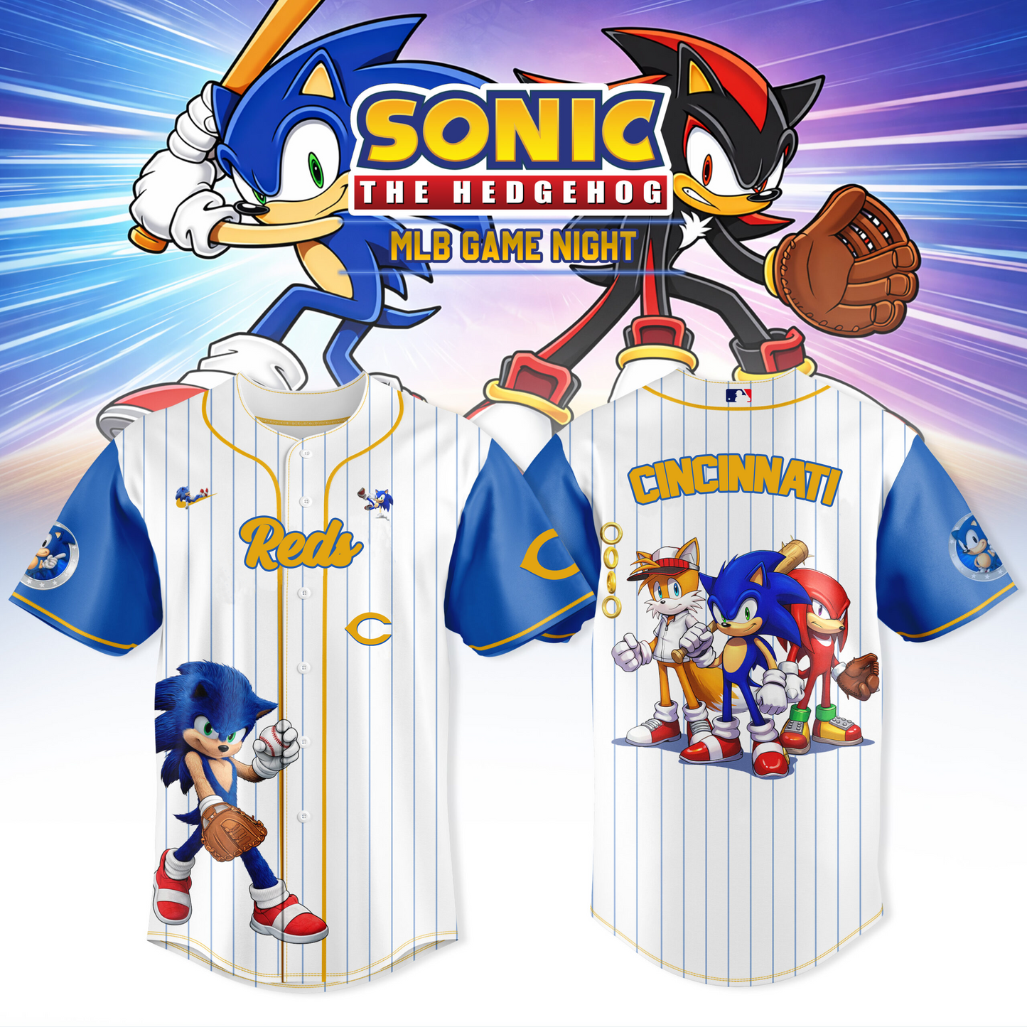CIN x MLB Sonic Game Night Jersey DDT CTND