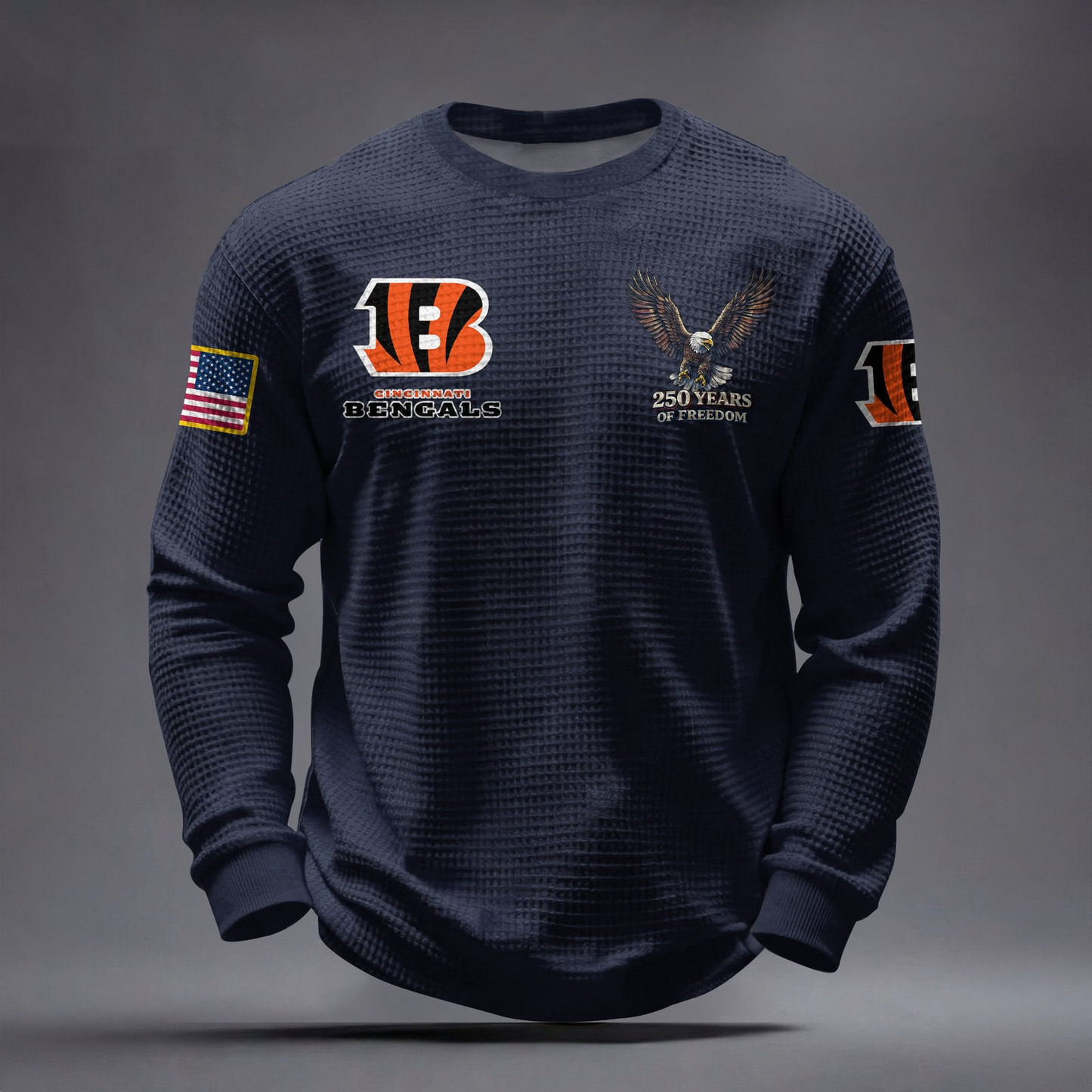 CIN x NFL Waffle Sweatshirt DatND DVT