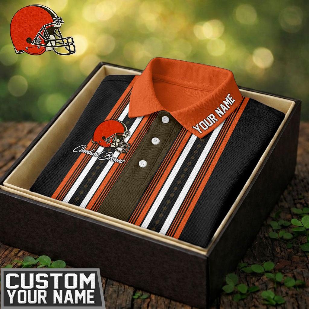CLE Premium NFL Legacy Sport Custom Polo DDT NTL