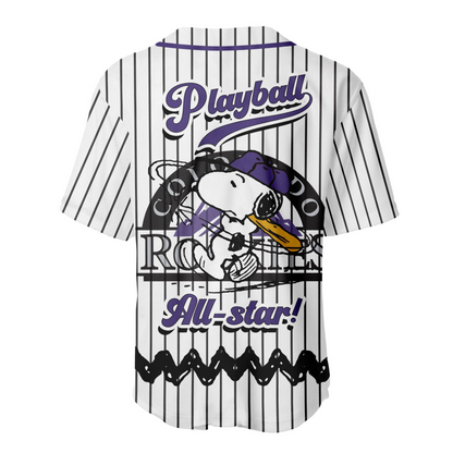 CR 1 x Premium MLB Snoopy Playball Jersey DDT NTL