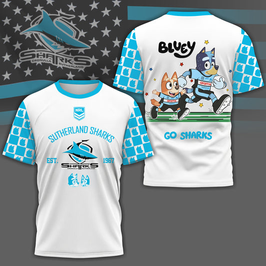 CSS x NRL Premium Bluey 3D Shirt DDT TTTZ