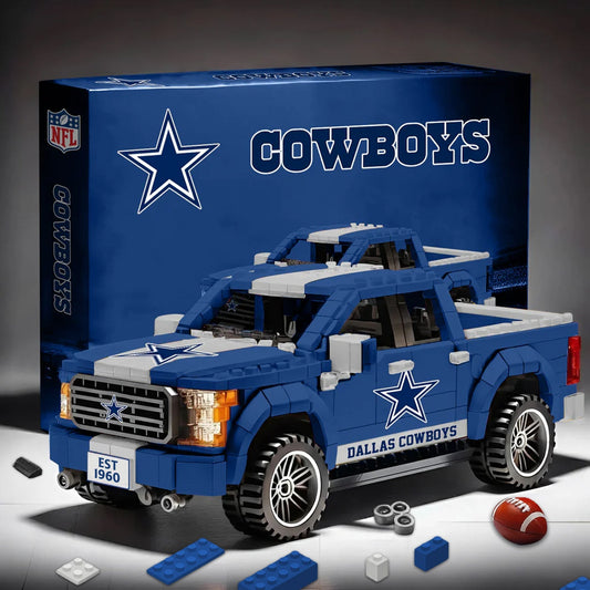 DAL X NFL 3D Racing Truck Model Building Block Set NDT NHM