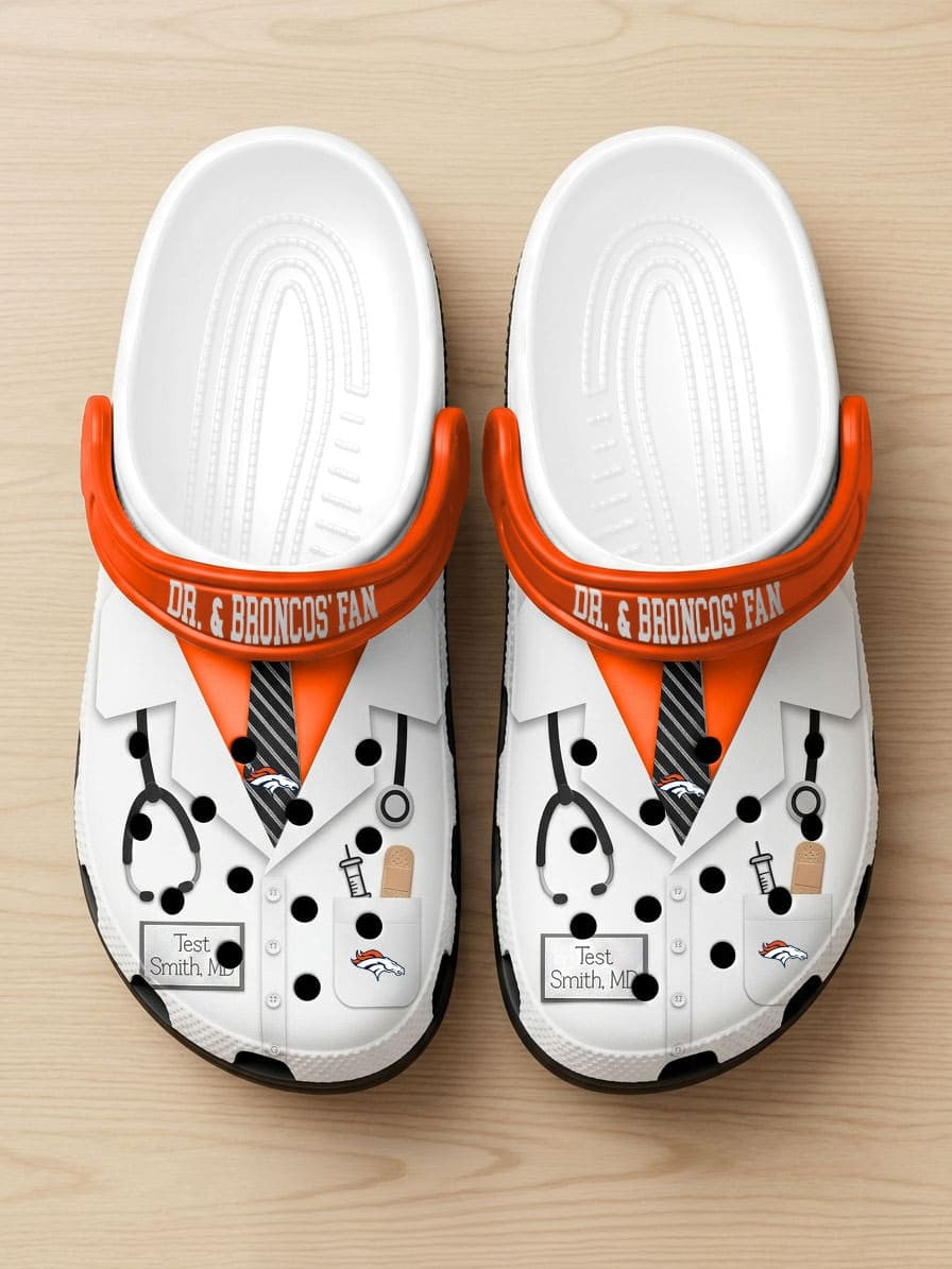 DB PREMIUM NFL NATIONAL DOCTOR'S DAY CLOGS WITH 8 CHARMS DDT  CTND