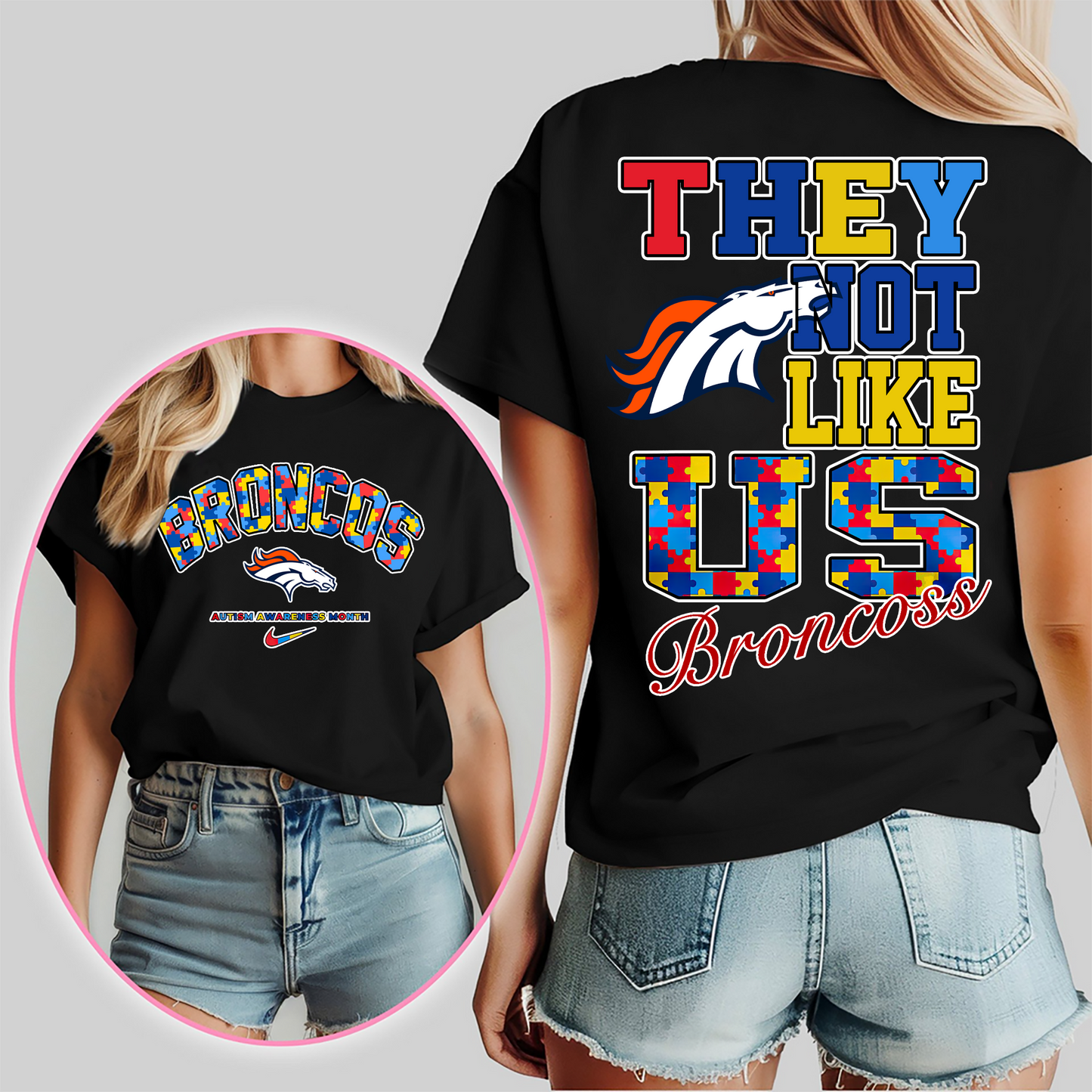 DB Premium NFL Autism Awareness Month 3D Shirt DDT CTND