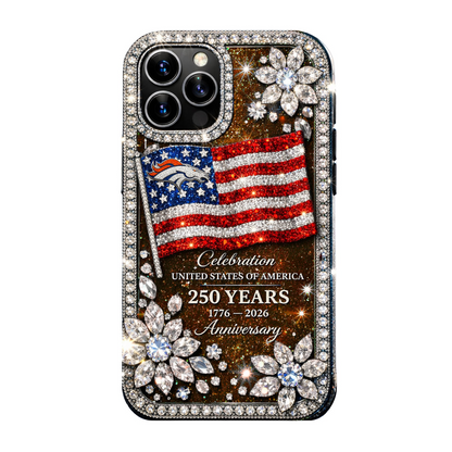 DB Premium NFL Celebration United States Of America 250 Years Luxury Phone Case DDT CTND