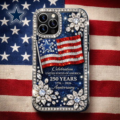 DC Premium NFL Celebration United States Of America 250 Years Luxury Phone Case DDT CTND
