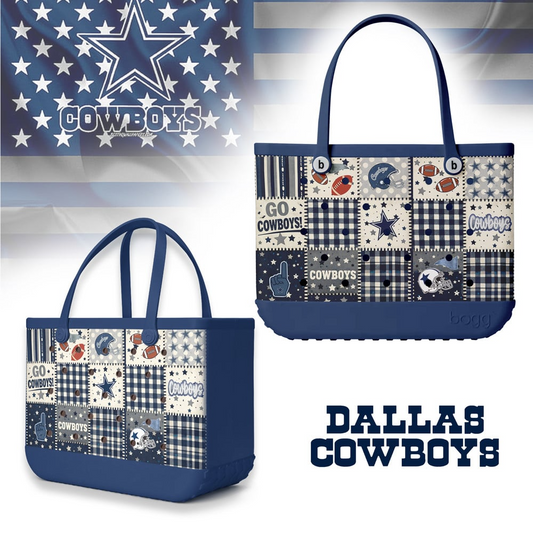 DC Premium NFL Patchwork Design Beach Tote Bag DDT CTND