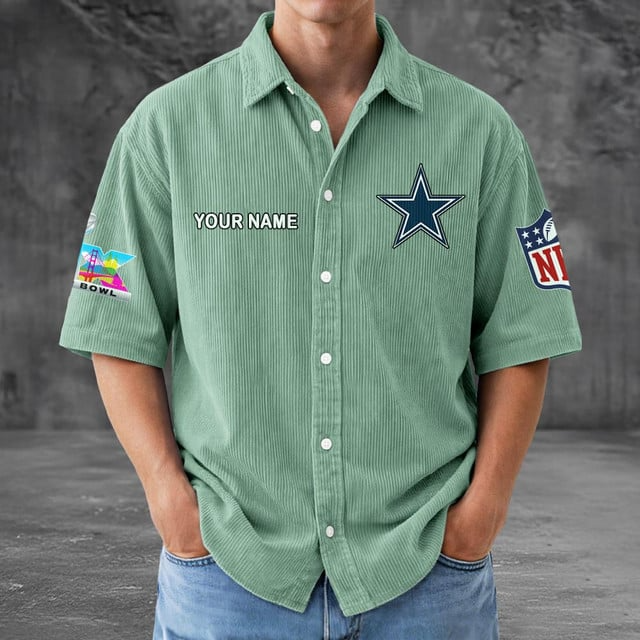 DC x NFL Men Seersucker Button Shirt DDT NTL