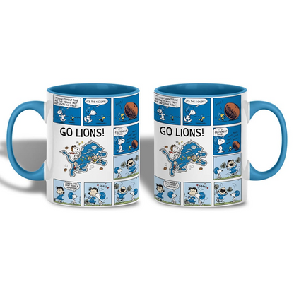 DL Premium NFL Peanuts Comic Mug DDT  CTND