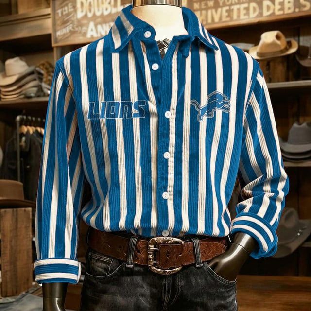 DL x NFL Color Stripe Corduroy Shirt DDT NTL