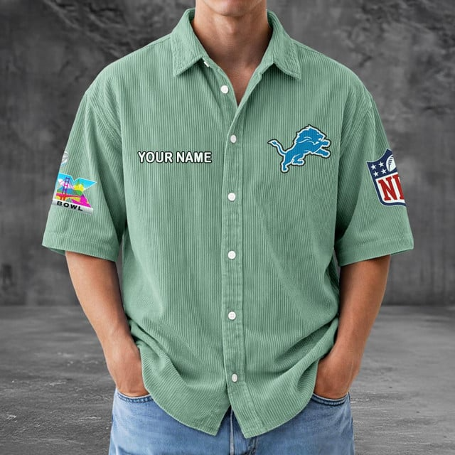 DL x NFL Men Seersucker Button Shirt DDT NTL