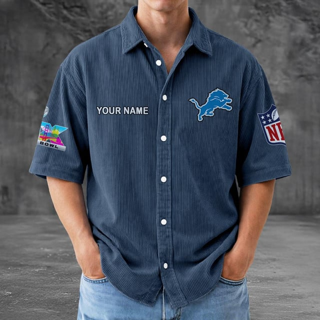 DL x NFL Men Seersucker Button Shirt DDT NTL