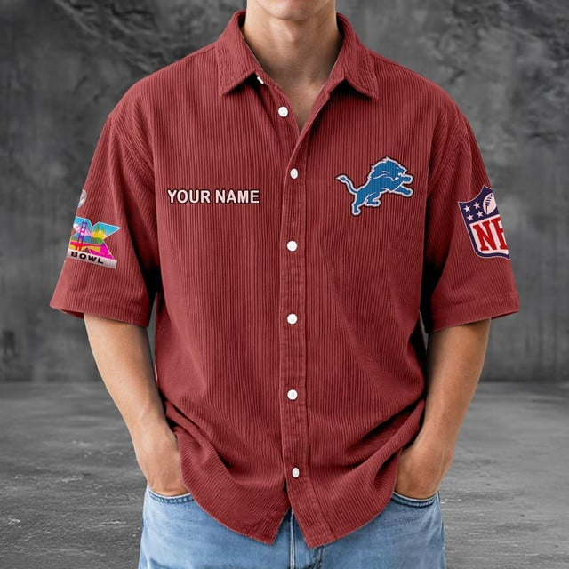 DL x NFL Men Seersucker Button Shirt DDT NTL