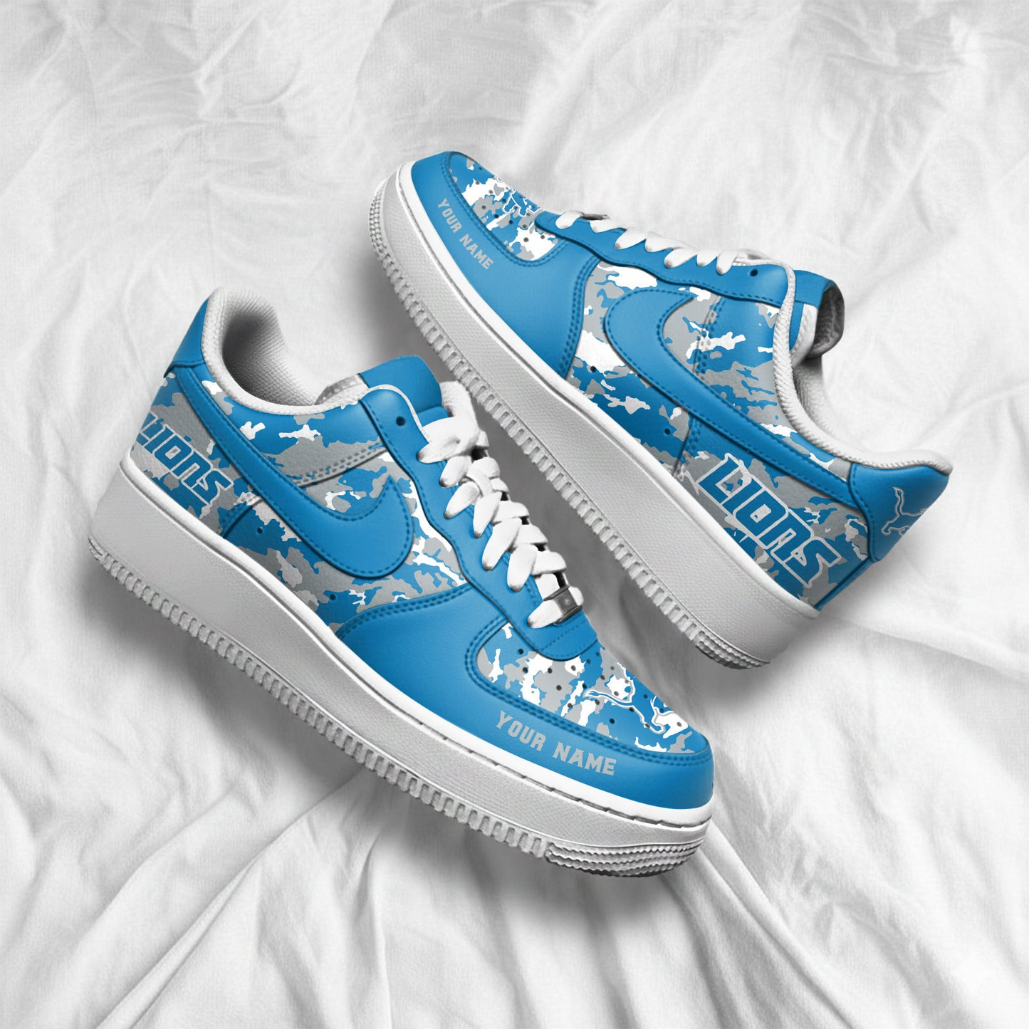 DL x NFL Premium Camo AF1 Sneakers DDT CTND