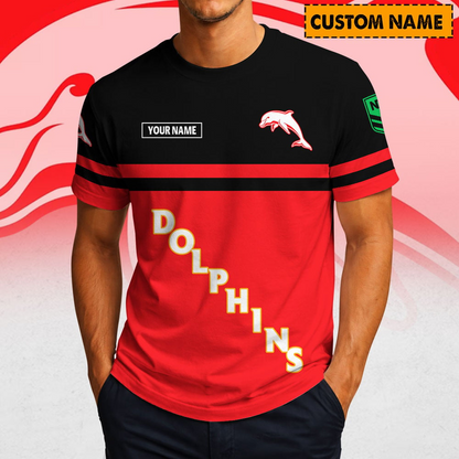 DOL x NRL Casual T Shirt Custom Name Gift For Fan DDT 190326 NTL
