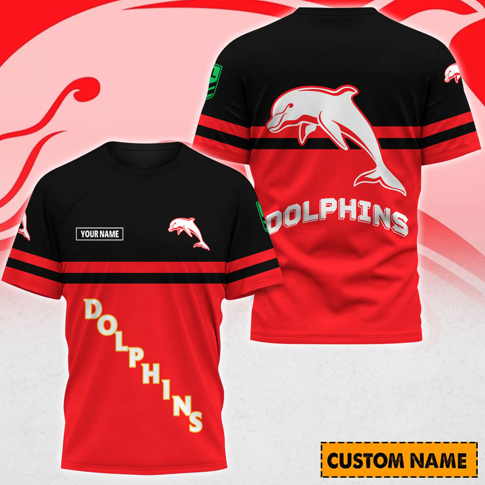 DOL x NRL Casual T Shirt Custom Name Gift For Fan DDT 190326 NTL