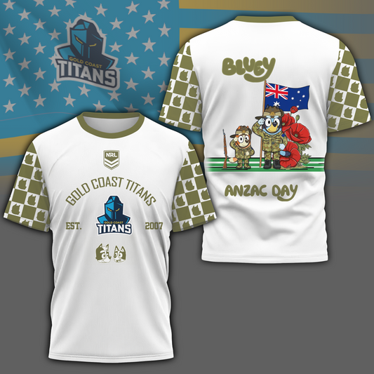 GCT x NRL Anniversary Anzac Day Shirt DDT LBN