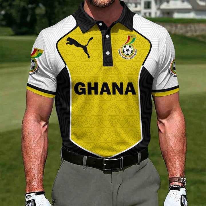 Ghana x World Cup 2026 Classic Polo Shirt DDT NTL