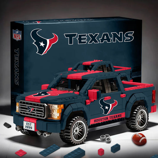 HOU X NFL 3D Racing Truck Model Building Block Set NDT NHM