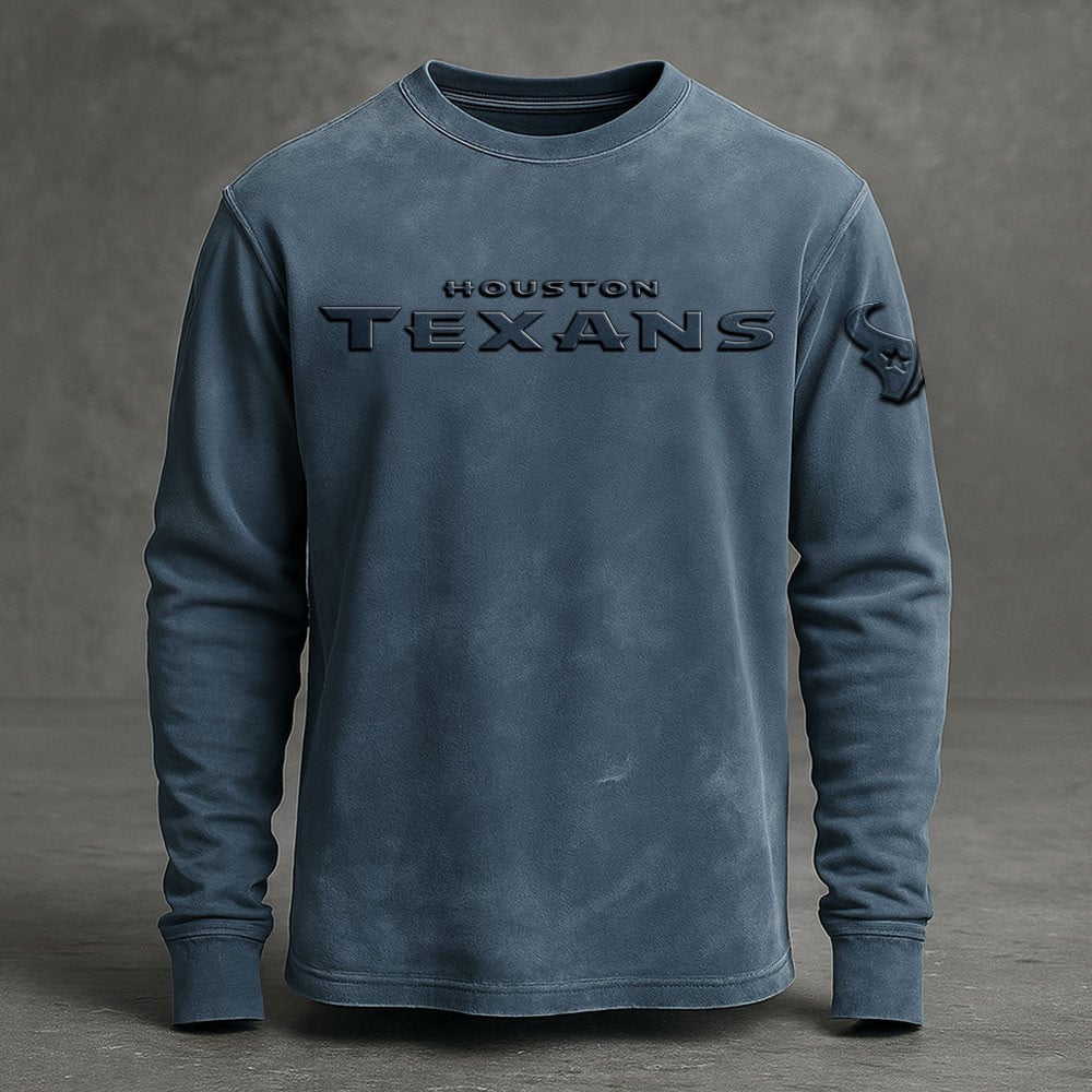 HOU x NFL Embossed SweatShirt DATND TANTD KAN