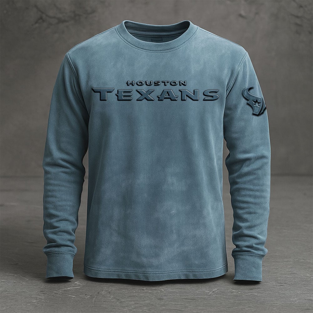 HOU x NFL Embossed SweatShirt DATND TANTD KAN