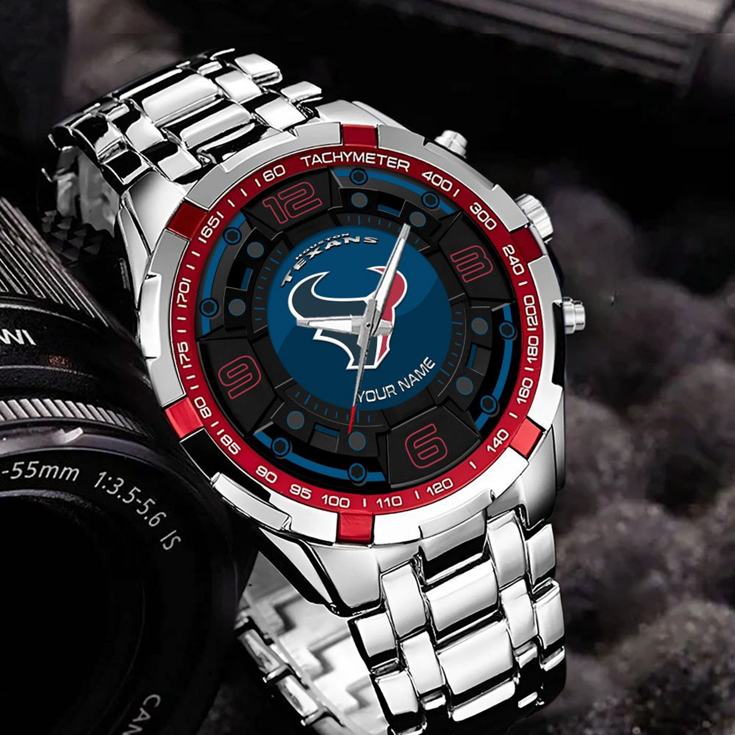 HOU x NFL Stainless Steel Watch DatND DVT
