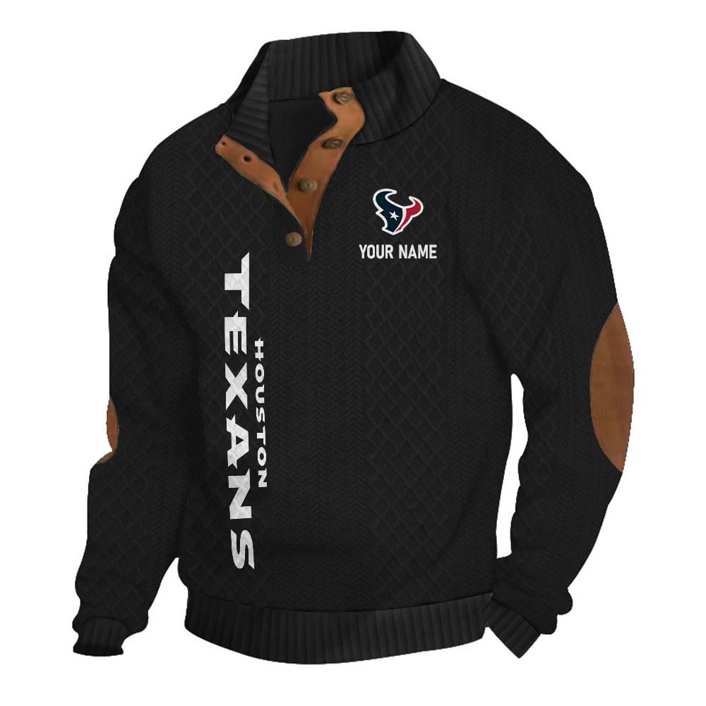 HT NFL Basic Knitted Stand Collar Sweatshirt DDT CTND