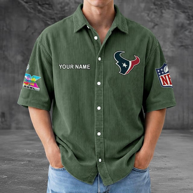 HT x NFL Men Seersucker Button Shirt DDT NTL
