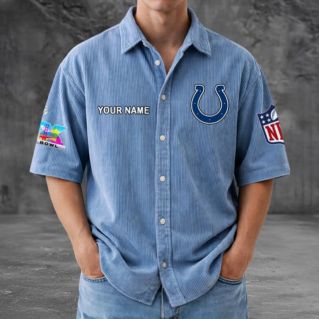 IC x NFL Men Seersucker Button Shirt DDT NTL